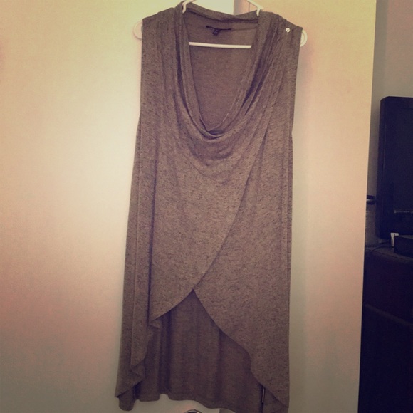 Sweaters - Olivia Sky Heather Suede pullover cardigan NWT